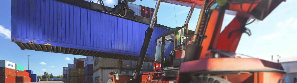 Modern equipment for cargo and container handling